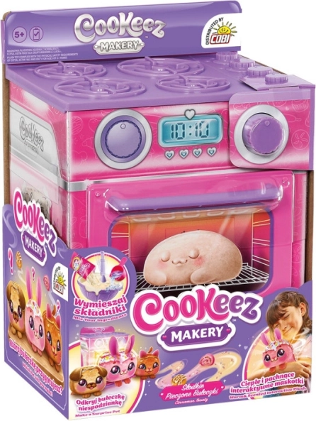 Cookeez Makery zestaw do pieczenia z piekarnikiem (cynamonowy/różowy) - 1 szt.
