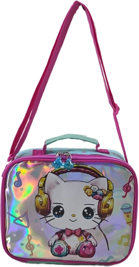 Dziewczęca torebka na ramię Słodka kotka 23,5 cm