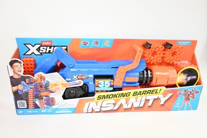 ZURU X-SHOT Insanity Smoking Barrel – piankowy blaster