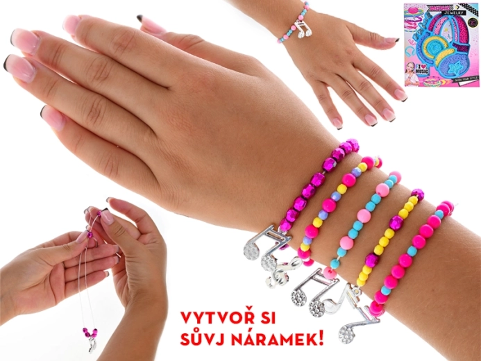 Zestaw do tworzenia bransoletek w pudełku dla dzieci 6+