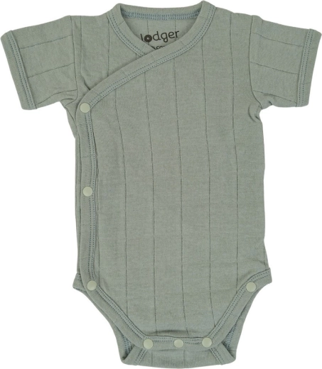 Lodger body niemowlęce z krótkim rękawem Tribe Silt Green 56