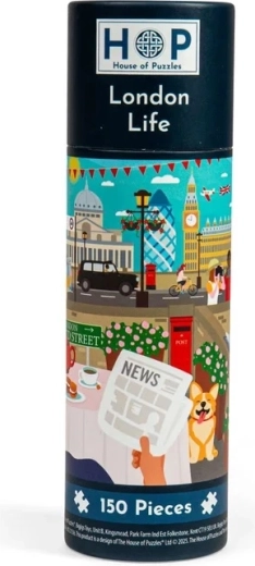 House of Puzzles Mini puzzle Londyńskie życie 150 elementów