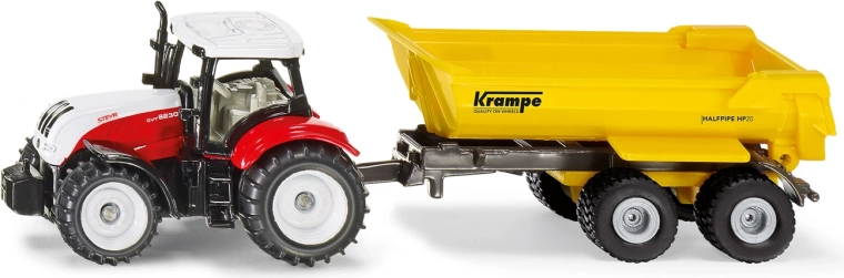 Siku traktor Steyr z wywrotką Krampe