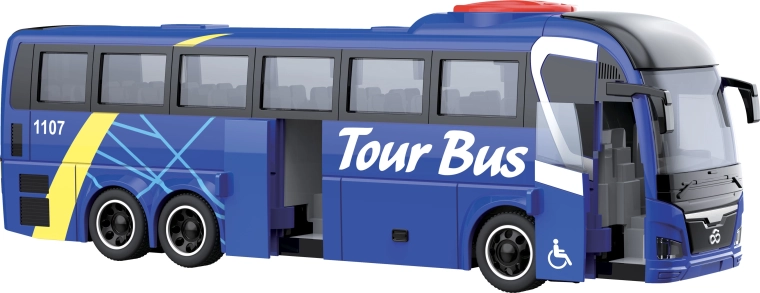 City Service Car autobus miejski 1:16 niebieski