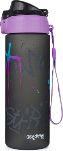 Butelka na napoje OXY Click 600 ml graffiti girl