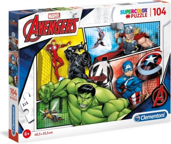 Puzzle 104 elementy MARVEL The Avengers