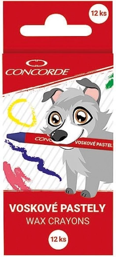 Pastele woskowe CONCORDE 12 kolorów