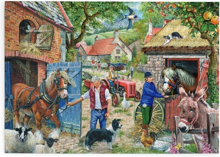 House of Puzzles Alejka z jabłoniami – puzzle z 500 dużymi elementami