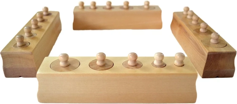 Montessori walce z uchwytami – wersja pomniejszona - 1 sztuka