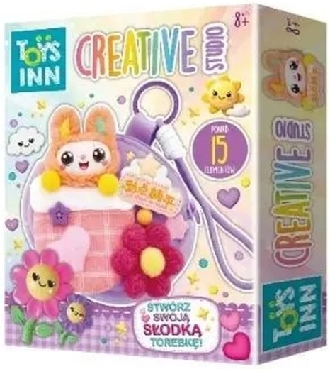 Zestaw kreatywny Toys Inn mini torebka fioletowa