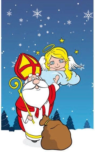 Mikołajkowy celofanowy woreczek z dnem krzyżowym 18 × 36 cm