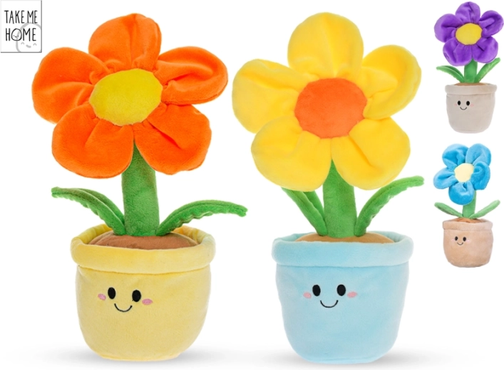 Pluszowy kwiatek w doniczce Take Me Home 30 cm