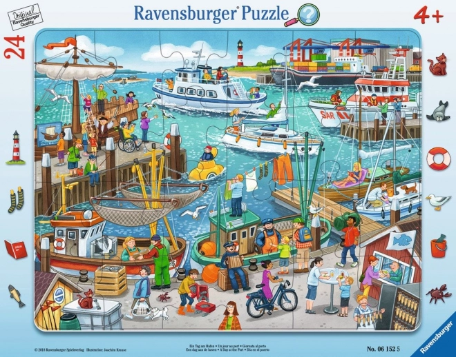Ravensburger Puzzle Dzień w Porcie 24 elementy