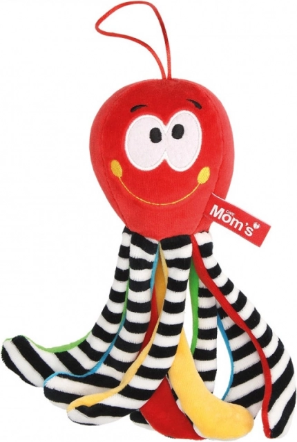 Czerwona ośmiornica grzechotka Maminy Pielęgnacji