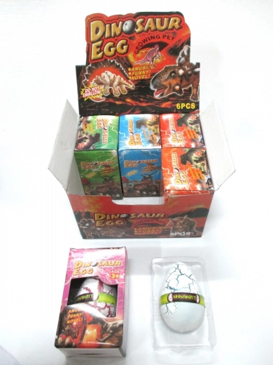 Jajo z rosnącym dinozaurem 12×8 cm