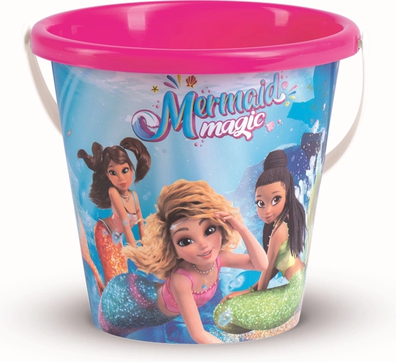 Wiaderko z motywem morskiej syrenki ANDRONI 17 cm