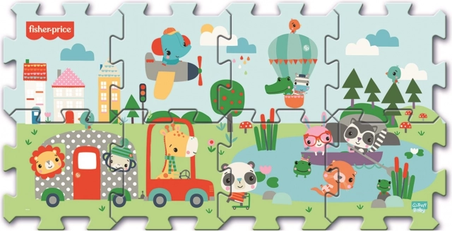 Piankowe puzzle z uśmiechem FISHER-PRICE