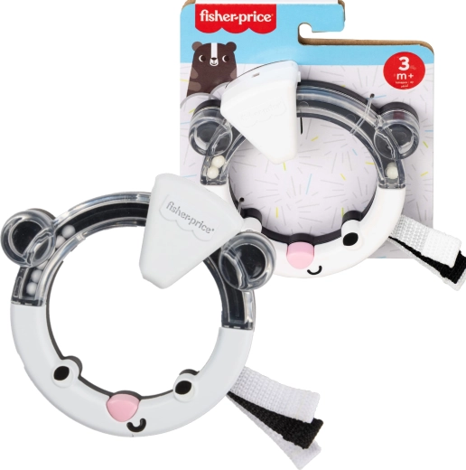 Sensoryczny gryzak–grzechotka dla niemowląt Borsuk FISHER-PRICE
