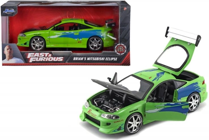 Metalowy model auta Mitsubishi Eclipse 1995 1:24 – Szybcy i wściekli
