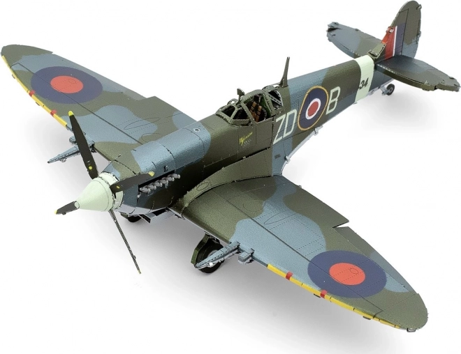 Metalowe puzzle 3D samolot myśliwski SUPERMARINE SPITFIRE – model METAL EARTH