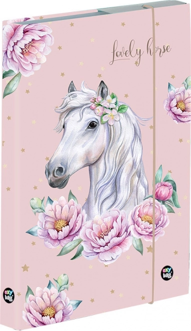 Pudło na zeszyty A5 Jumbo Koń Romantic