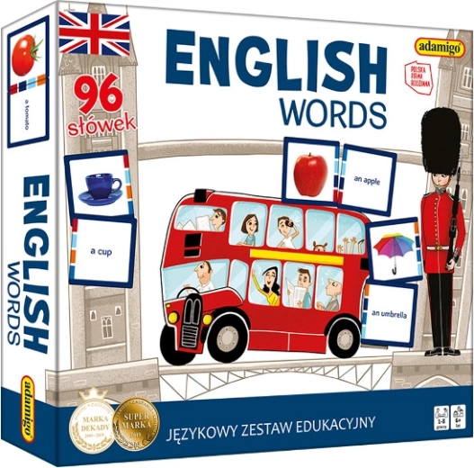 Językowe karty edukacyjne English Words