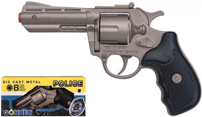 Metalowy policyjny rewolwer GONHER