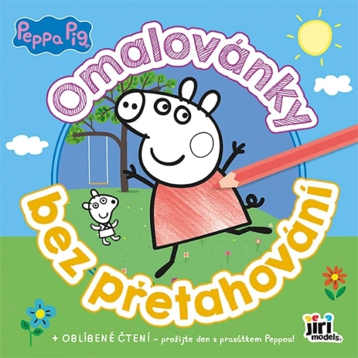 Kolorowanka bez wychodzenia za linię Świnka Peppa