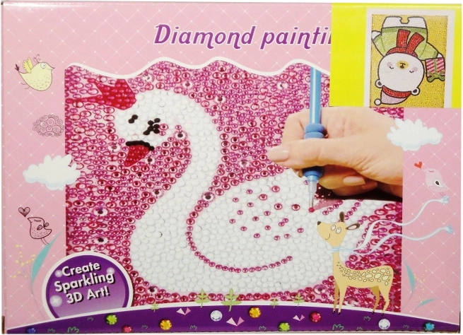Zestaw kreatywny – mozaika diamentowa w ramce - 1 szt.