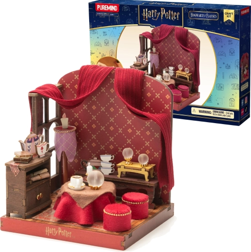Puremind Harry Potter drewniane puzzle 3D DIY – sala wróżbiarstwa w Hogwarcie