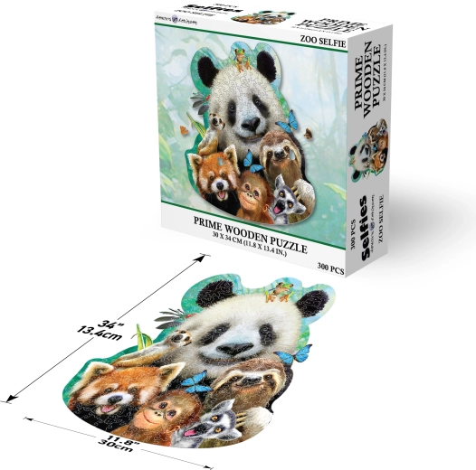 Drewniane puzzle Afryka 300 elementów PRIME 3D