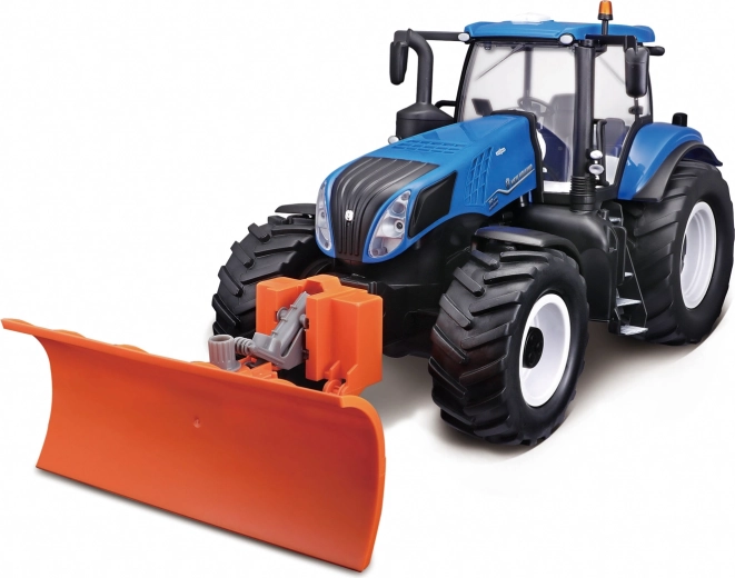 Maisto RC New Holland traktor z lemieszem i światłami 2,4 GHz