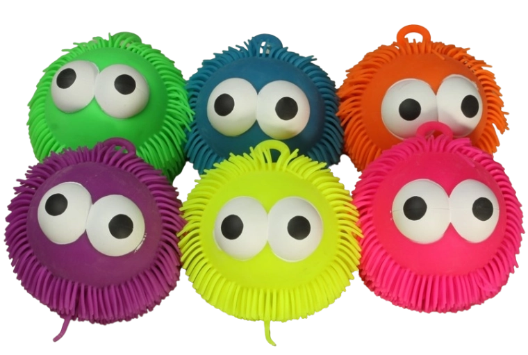 Antystresowy ściskany jeżyk ze światłem 15 cm – różne kolory