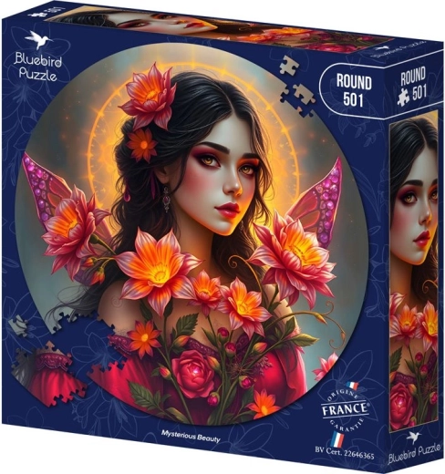 Okrągłe puzzle Bluebird „tajemnicza piękność” 501 elementów