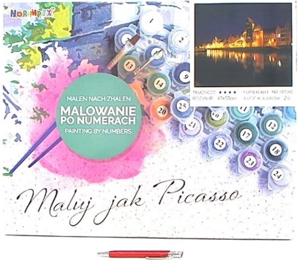 Malowanie po numerach Gdańsk – Motława