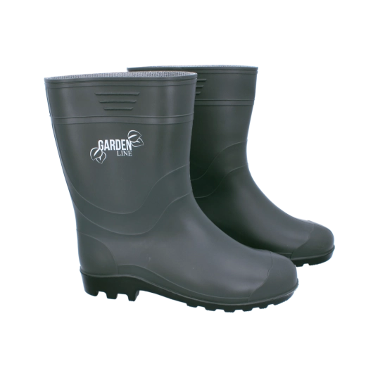 Męskie kalosze EVA z filcową wkładką, oliwkowe, roz. 43