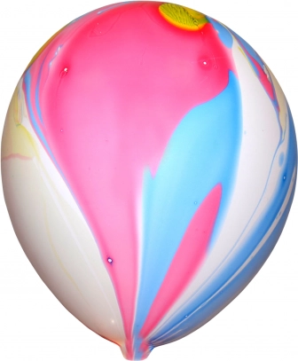 Balony do nadmuchiwania 30 cm tęcza - zestaw 10 szt.