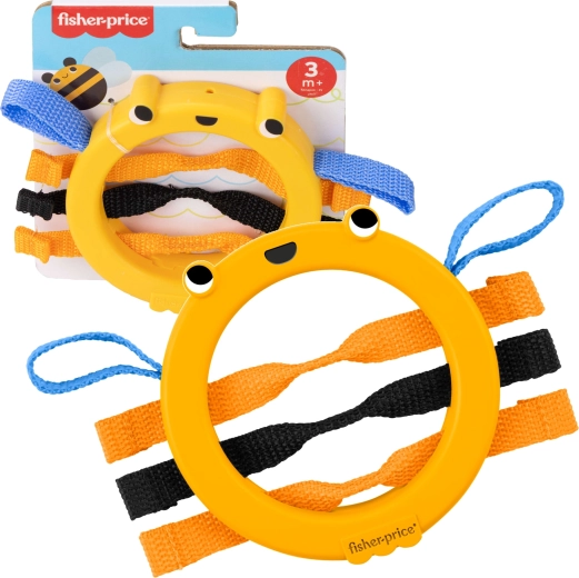 Sensoryczny kółeczko i grzechotka dla niemowląt FISHER-PRICE Pszczółka