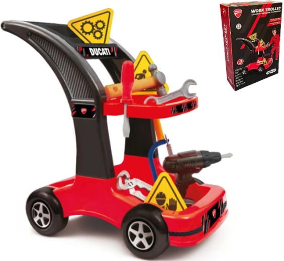 Ducati dziecięcy zestaw naprawczy z wózkiem, 30 elementów