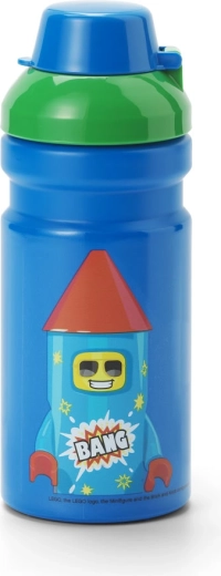 Bidon Lego Rocket niebiesko-zielony 390 ml