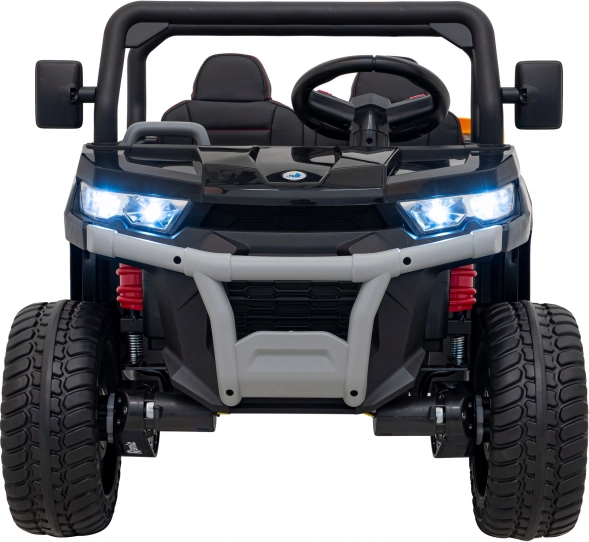 Dziecięcy elektryczny pickup 4x4 z ruchomym wywrotem – czarny