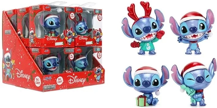 JADA metalowa figurka Stitch Santa 6,5 cm - 1 sztuka