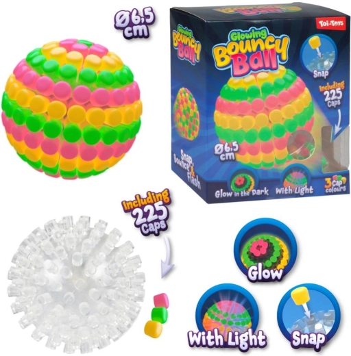 Kreatywny zestaw – świecąca piłeczka na baterie