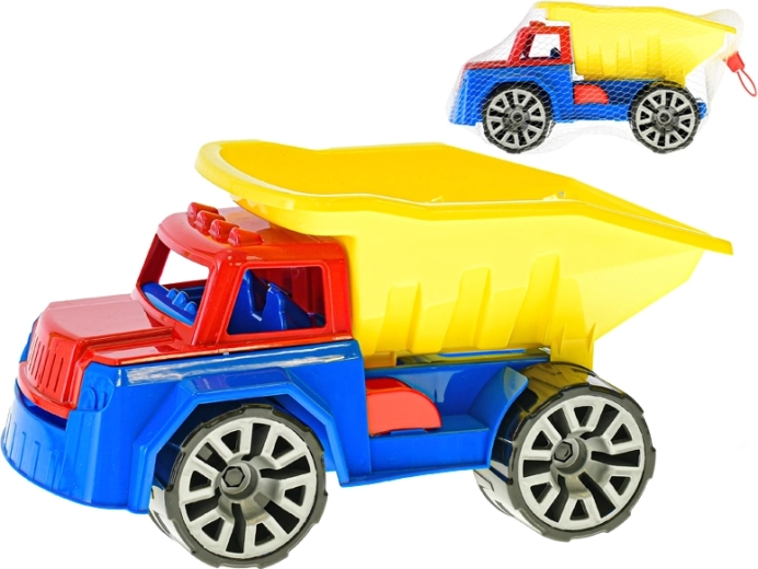 Plastowa wywrotka 29 cm w siatce