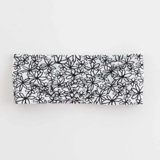 Bawełniana opaska niemowlęca New Baby Be Happy (0–3 miesiące)