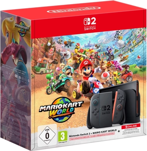 Nintendo Switch 2 z grą Mario Kart World i Nintendo Switch Online na 3 miesiące
