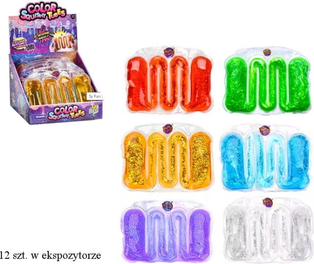 Antystresowa ściskana piłeczka z płynem