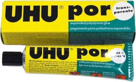 Klej UHU Por do materiałów piankowych i polistyrenu 50 ml - 1 sztuka