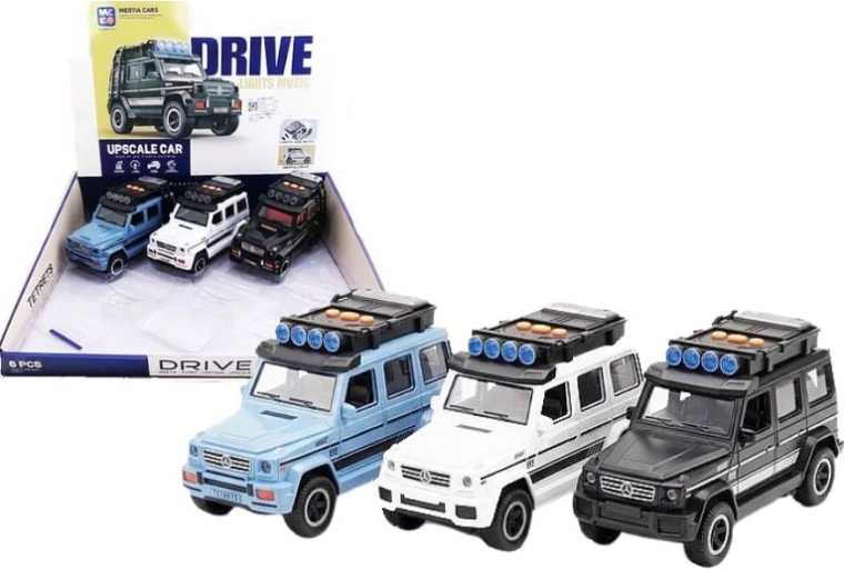 Terenowe auto 17 cm trójkołowe ze światłem i dźwiękiem HX263