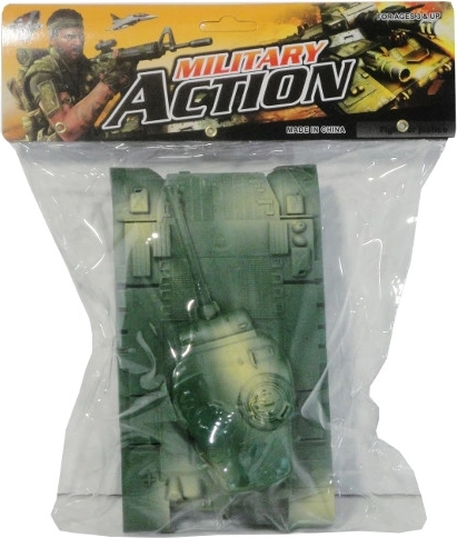 Wojskowy czołg – zielona zabawka dla dzieci od 3 lat